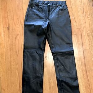 Genuine leather pants.Excellent condition size 8